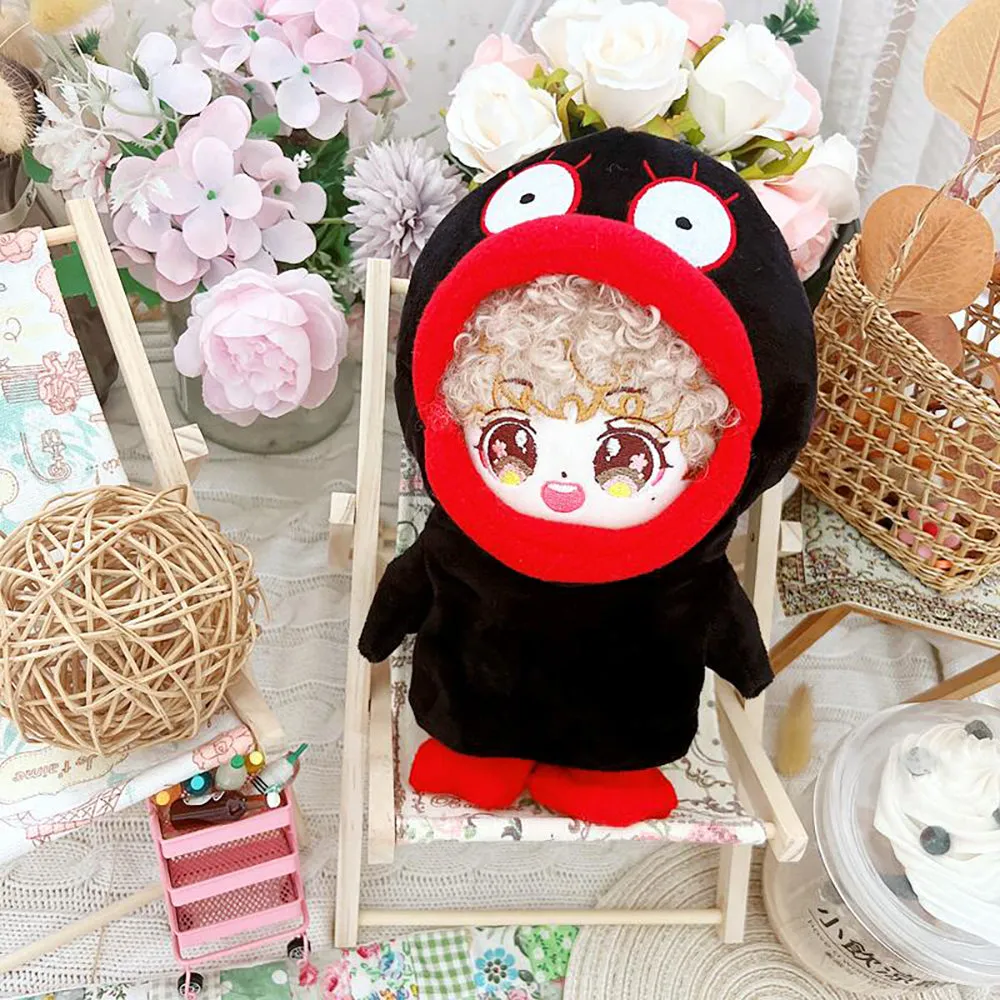 niannyyhouse 20cm Plushie Doll Accessories Duck Pajamas Shoes 8in Kpop Stuffed Doll Clothing