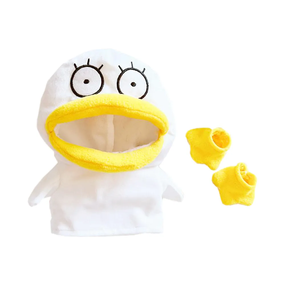 niannyyhouse 20cm Plushie Doll Accessories Duck Pajamas Shoes 8in Kpop Stuffed Doll Clothing