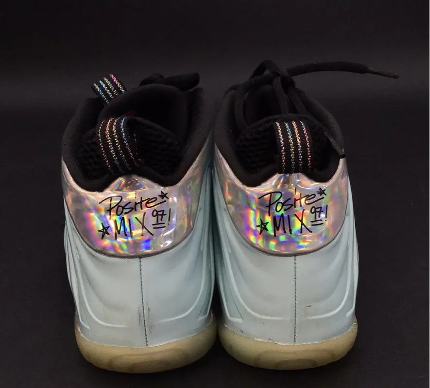 Nike Boys Little Posite One DH6490-400 Blue Athletic Shoes- Size 5.5