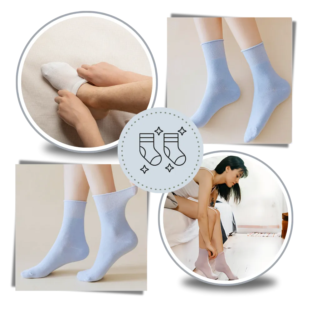 Non-Constricting Seamless Quarter Socks