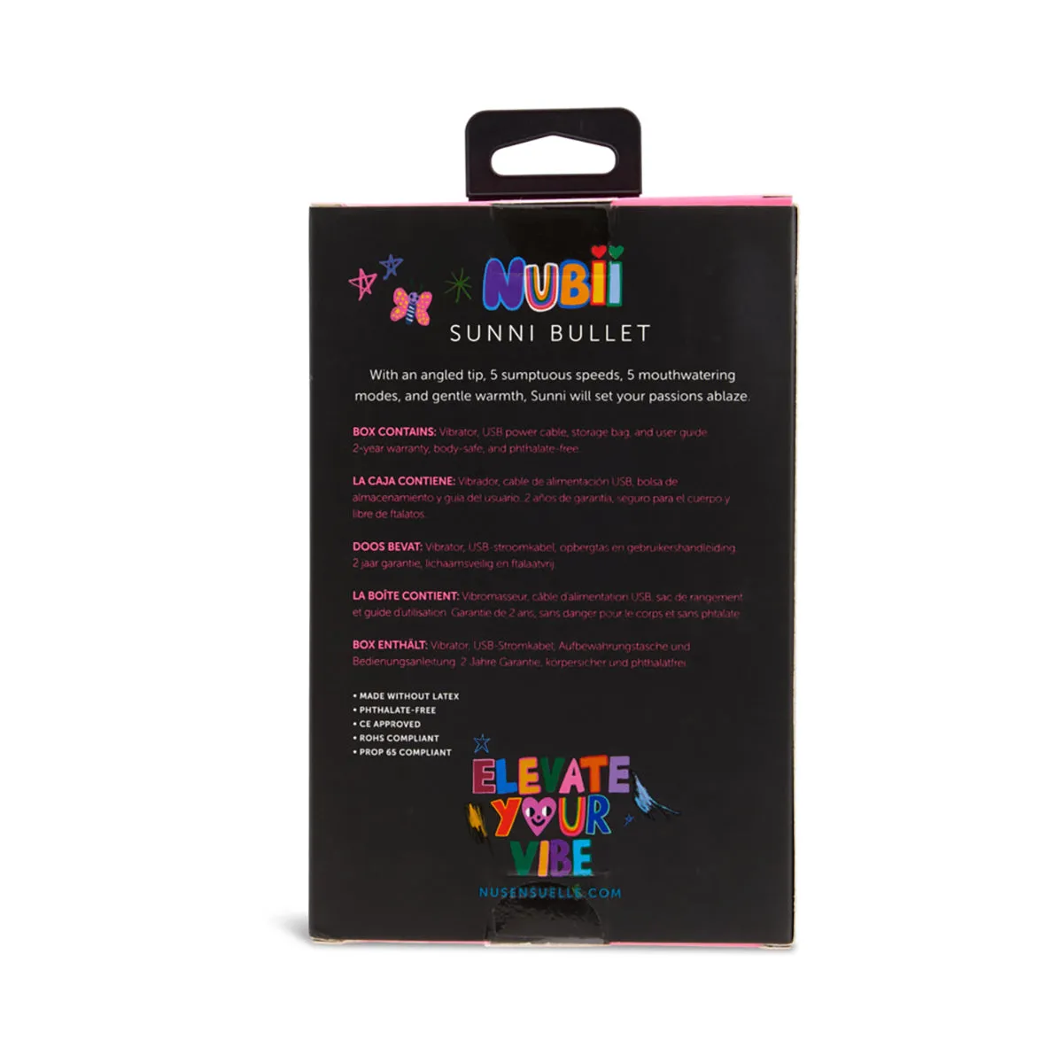 Nu Sensuelle Sunni Nubii Warming Bullet Vibrator