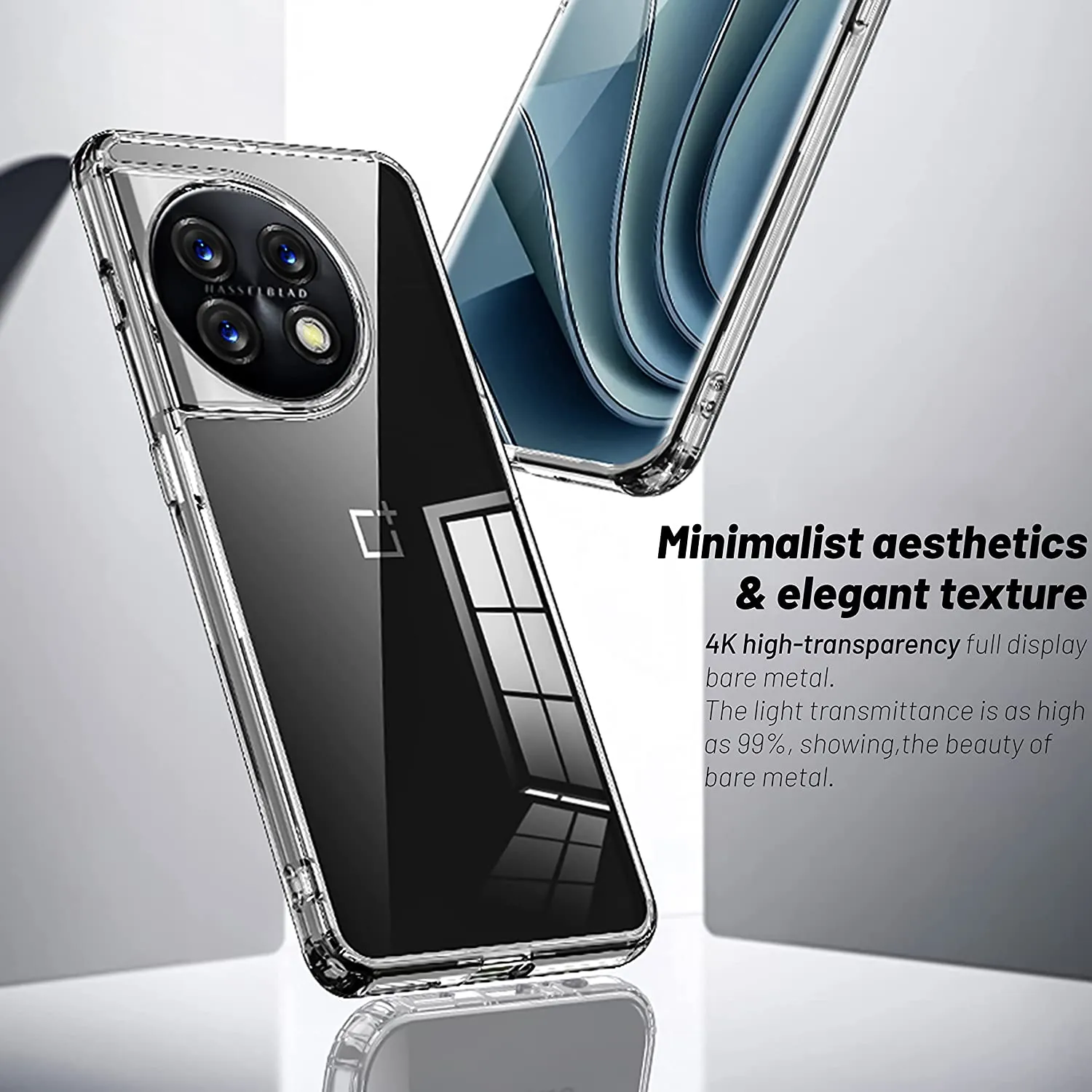 OnePlus 11 5G Back Cover Case | Hybrid - Crystal Clear