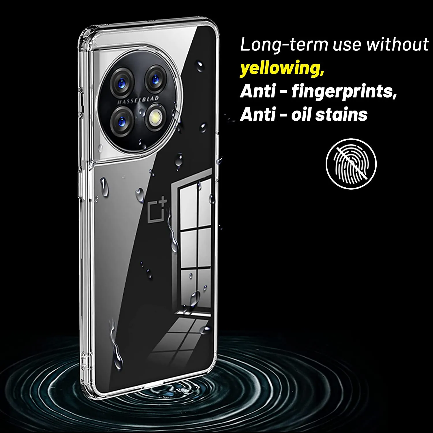 OnePlus 11 5G Back Cover Case | Hybrid - Crystal Clear