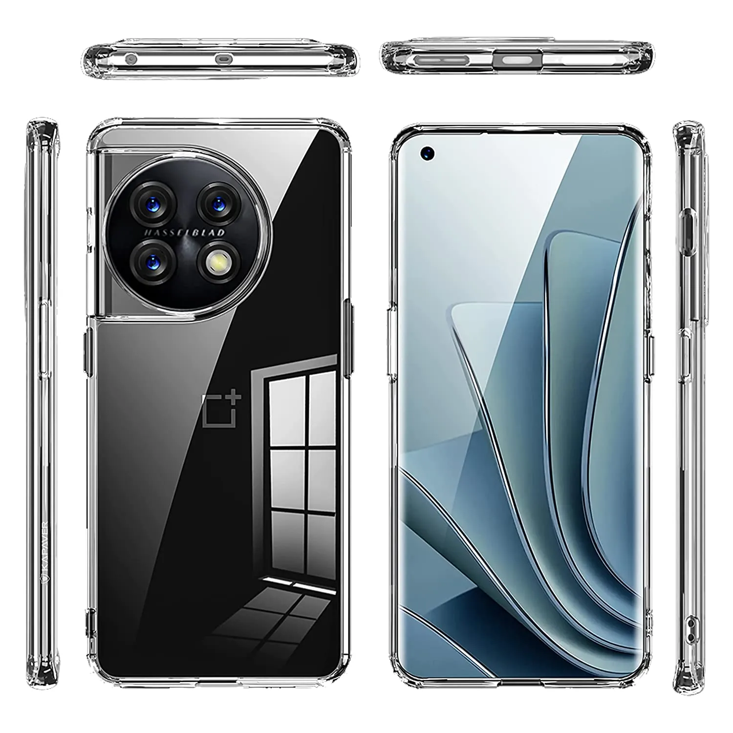 OnePlus 11 5G Back Cover Case | Hybrid - Crystal Clear
