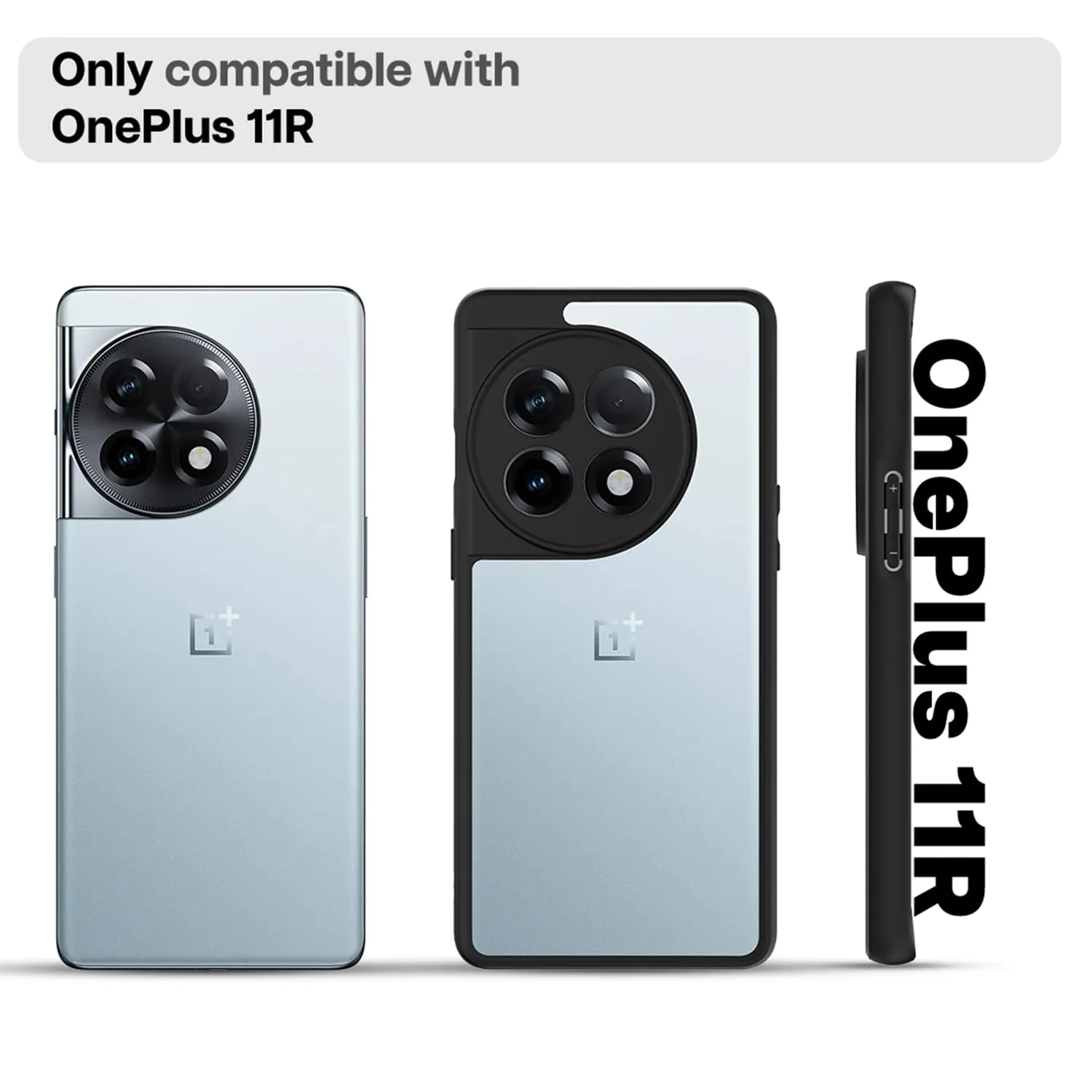OnePlus 11R 5G Back Cover Case | Hybrid - Black