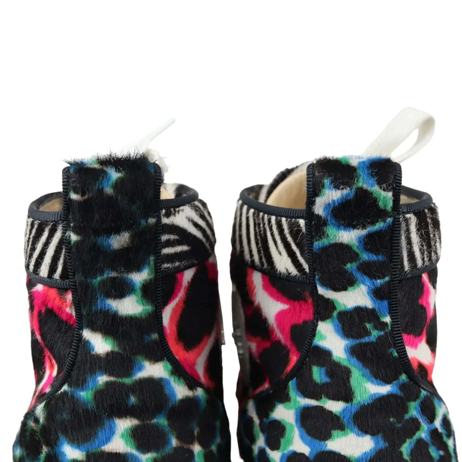 Orlato Flat Sneakers Pony Hair Riga Leopard Multicolor Size 37.5