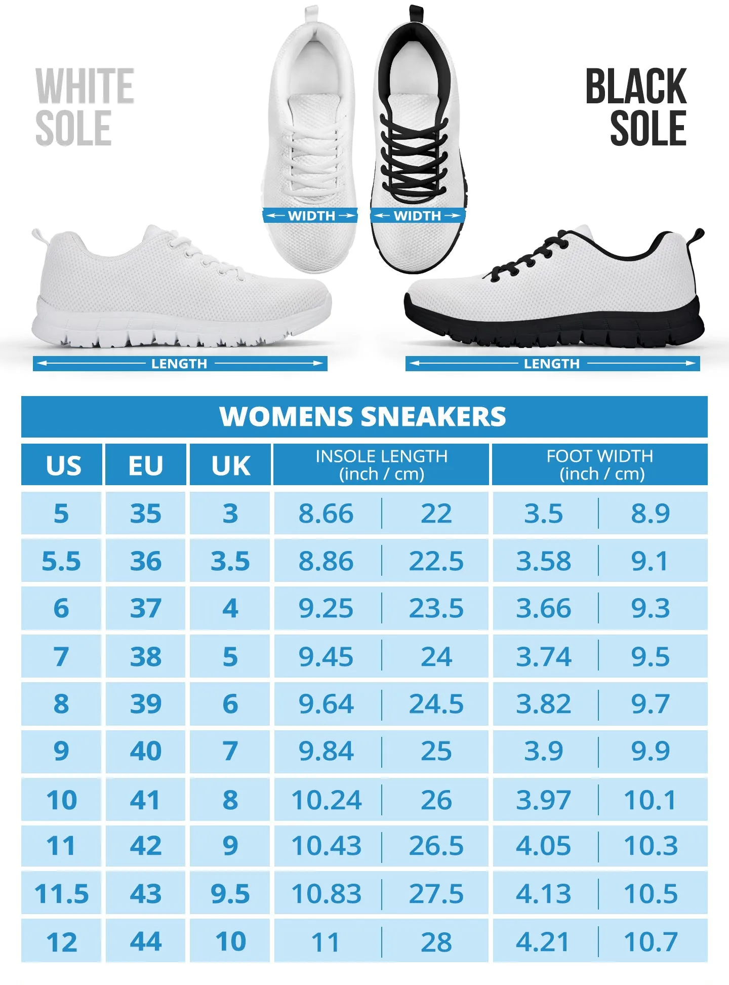 Paw Prints Women's Athletic Sneakers