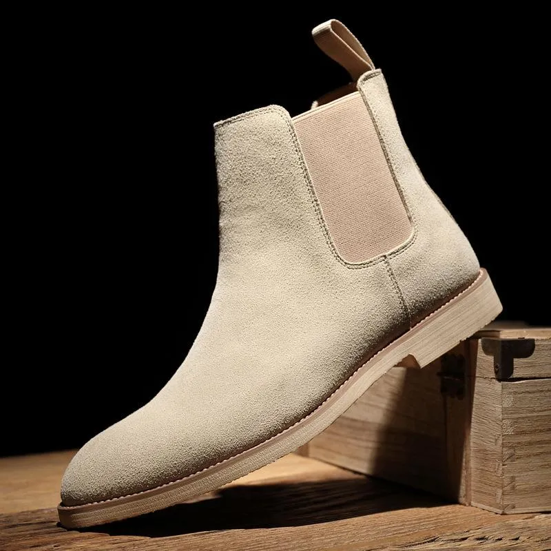 Pointed Toe British Style Boots