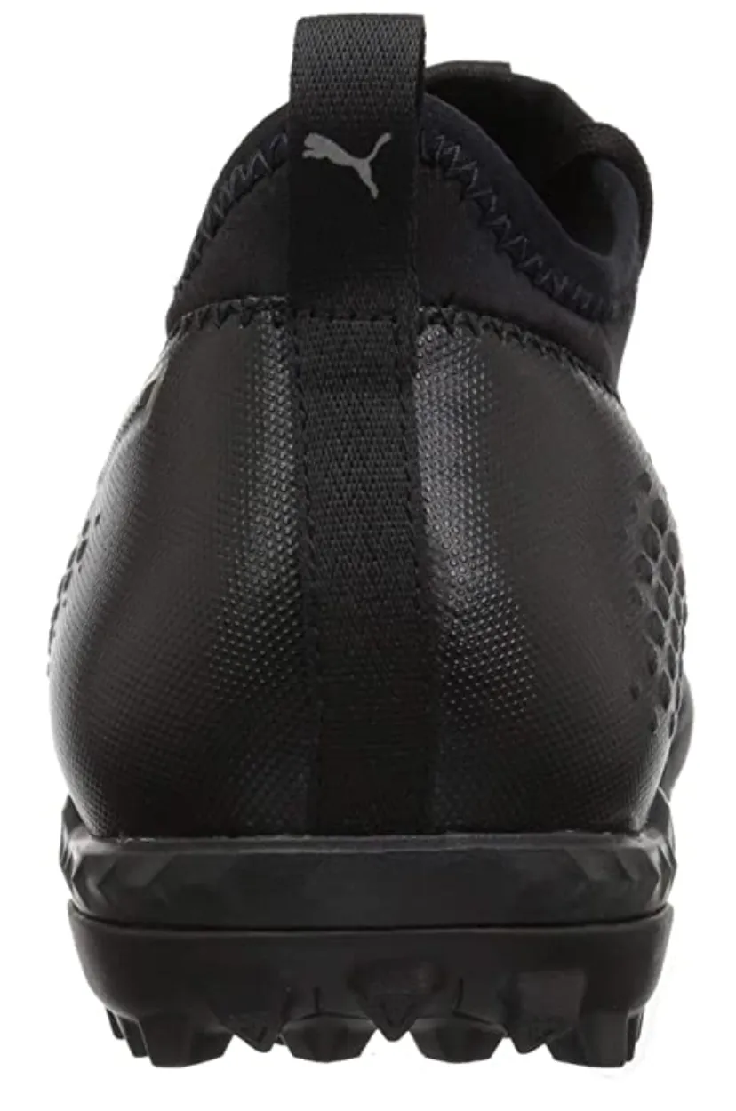 Puma One 3 Leather TT Turf Soccer Shoes- Triple Black