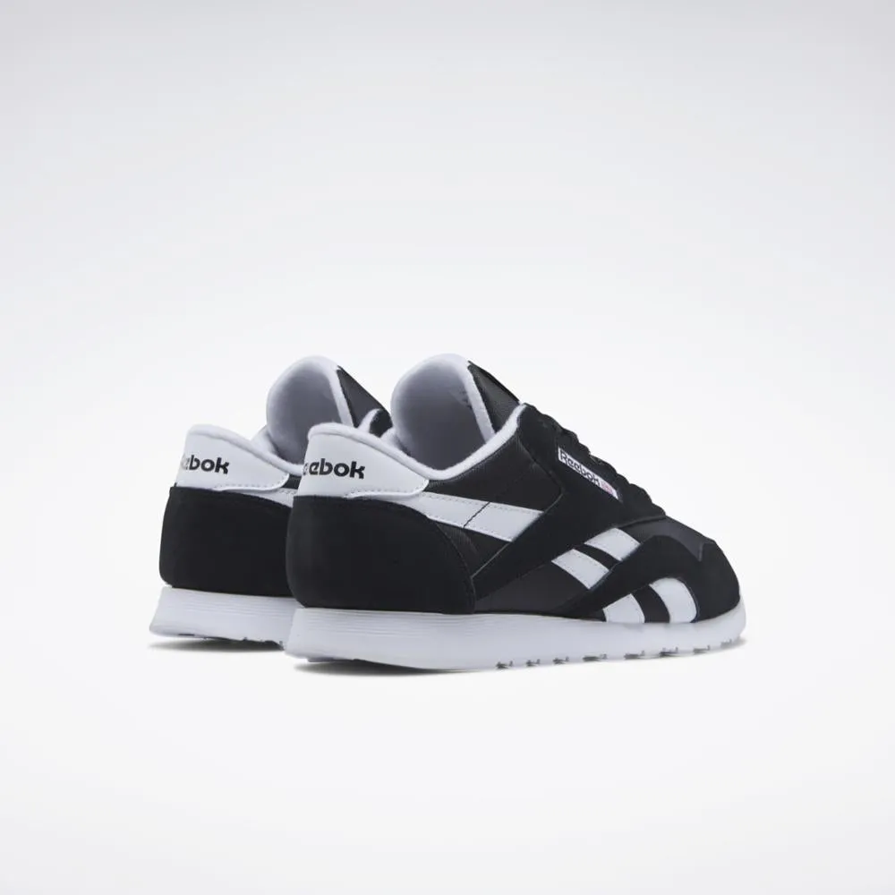 Reebok Footwear Women Classic Leather Nylon CORE BLK/FTWR WHT/FTWR WHT