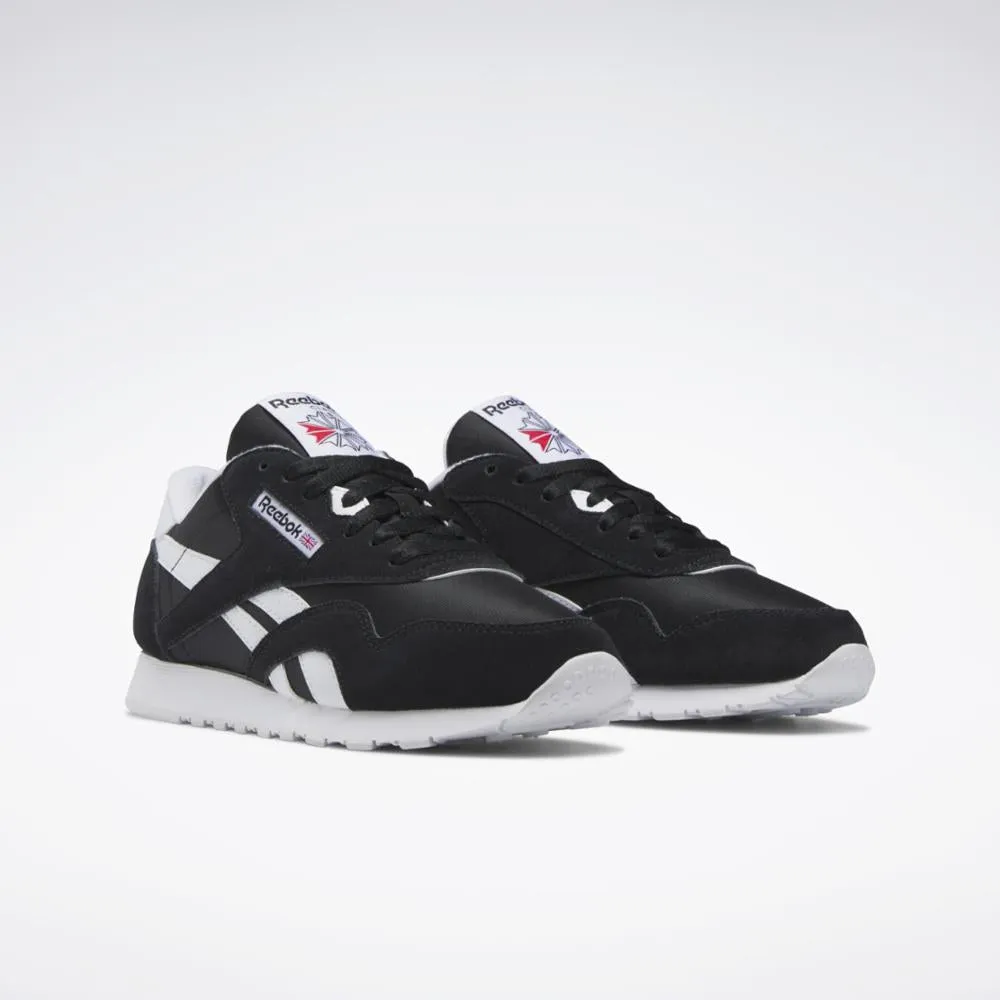 Reebok Footwear Women Classic Leather Nylon CORE BLK/FTWR WHT/FTWR WHT