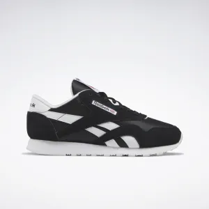 Reebok Footwear Women Classic Leather Nylon CORE BLK/FTWR WHT/FTWR WHT