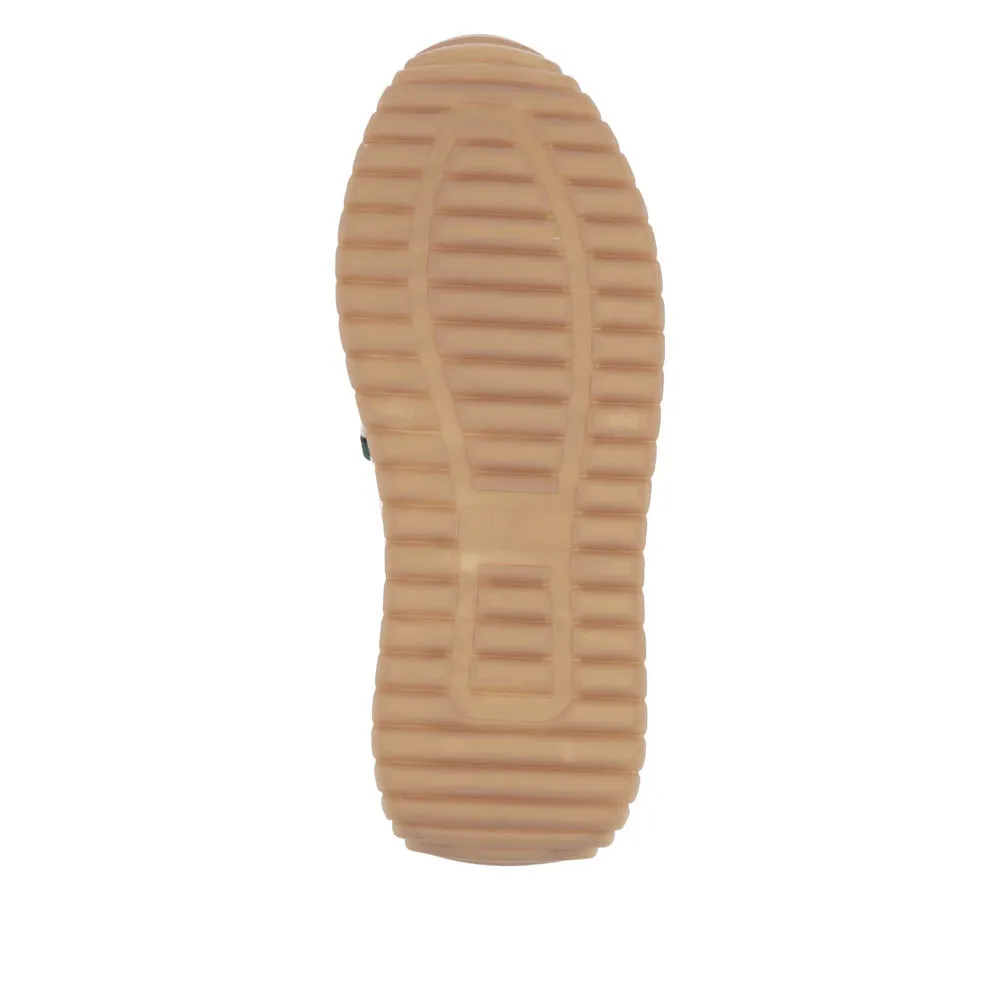 REVOLUTION RETRO PLATFORM SNEAKER BOTTLE GREEN - WOMENS