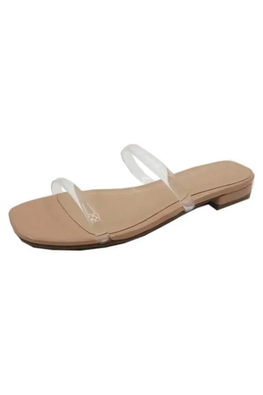 Roots Double Clear Band Sandal