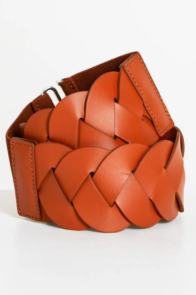 Sass Koko Lattice Belt Tan