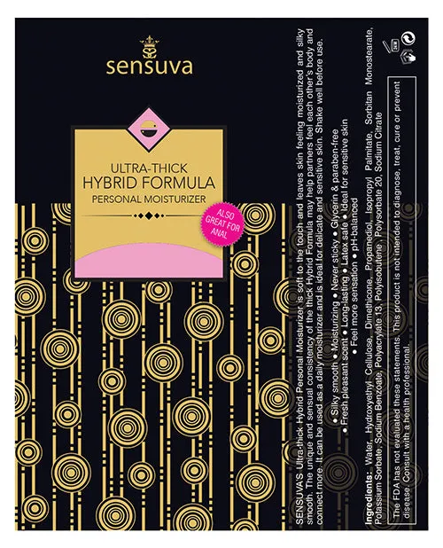 Sensuva Ultra Thick Hybrid Personal Moisturizer 3.38 oz - Assorted Scents