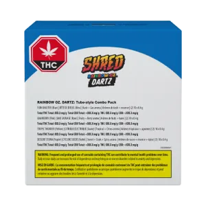 SHRED Rainbow Oz Dartz Pre-Roll