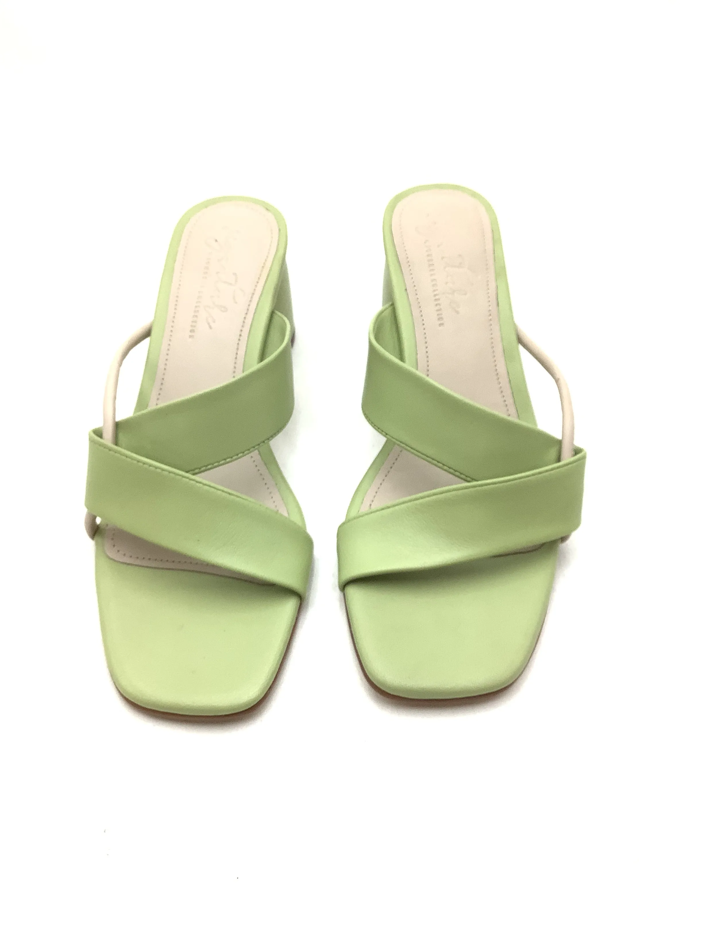 Signature By Journee Collection Women's Sandals Lime Size: 8.5