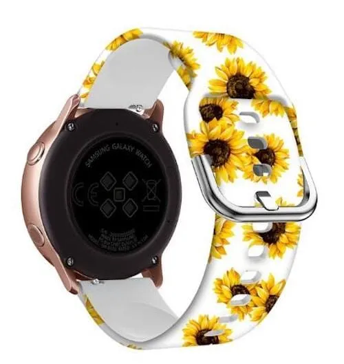 Silicone Pattern Watch Straps compatible with the Fossil Hybrid Gazer