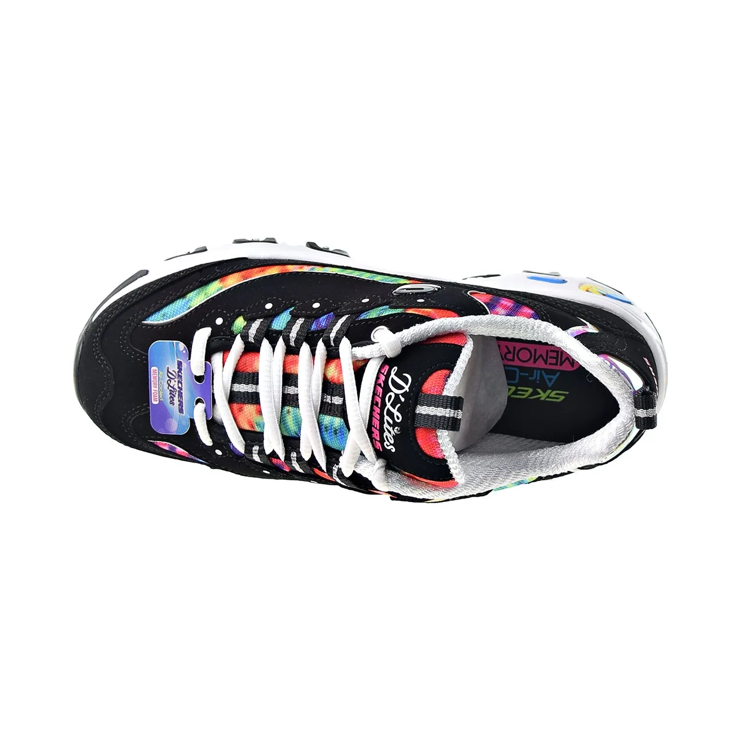 Skechers D'Lites-Summer Fiesta Women's Shoes Black-Multi