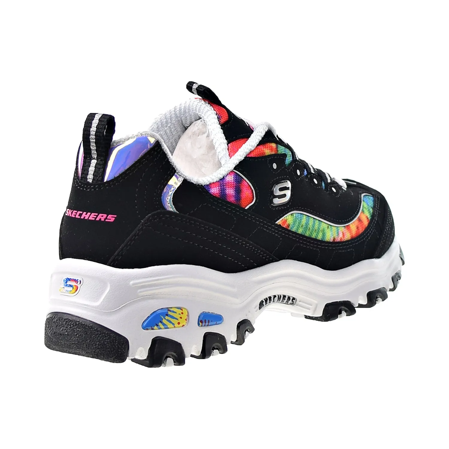 Skechers D'Lites-Summer Fiesta Women's Shoes Black-Multi