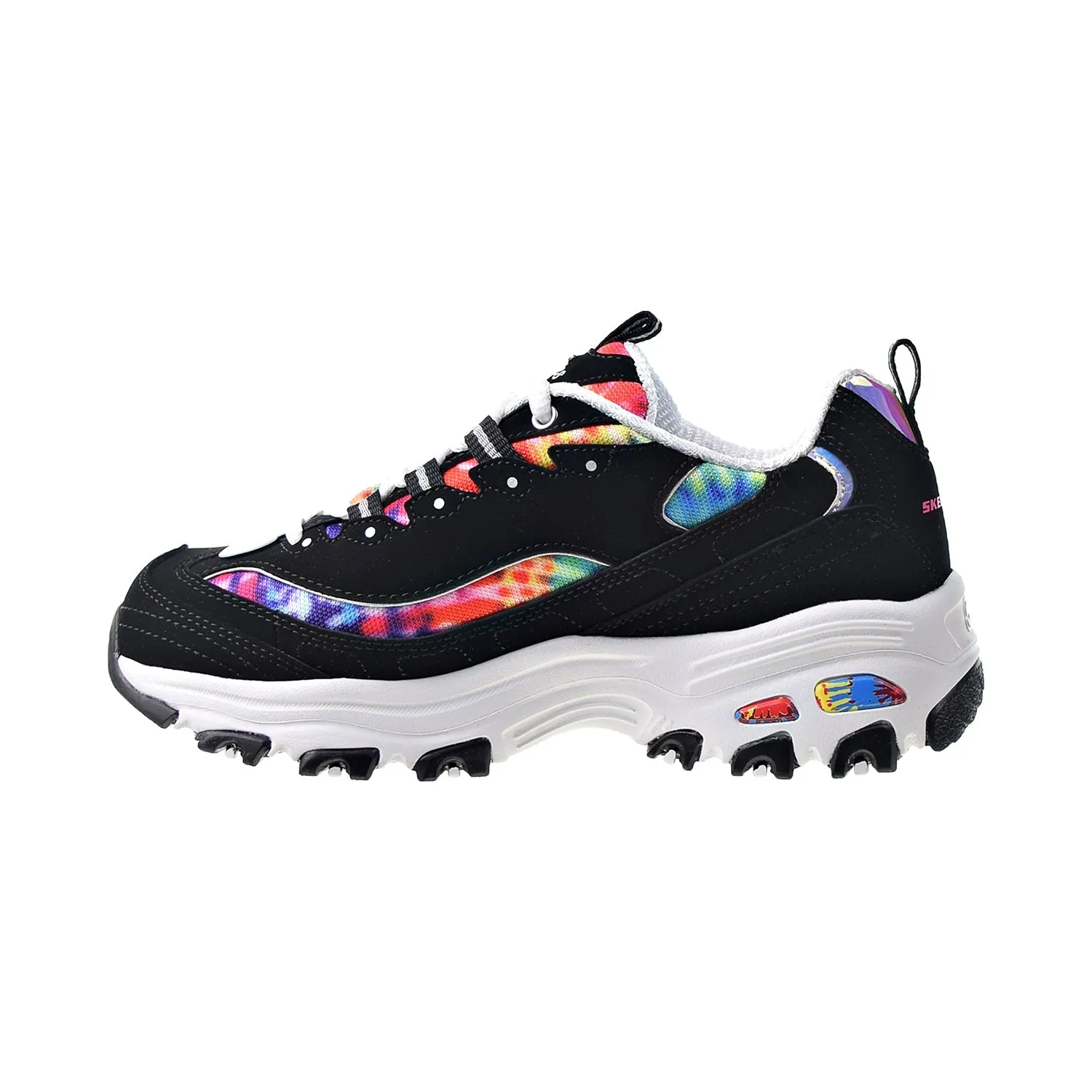 Skechers D'Lites-Summer Fiesta Women's Shoes Black-Multi