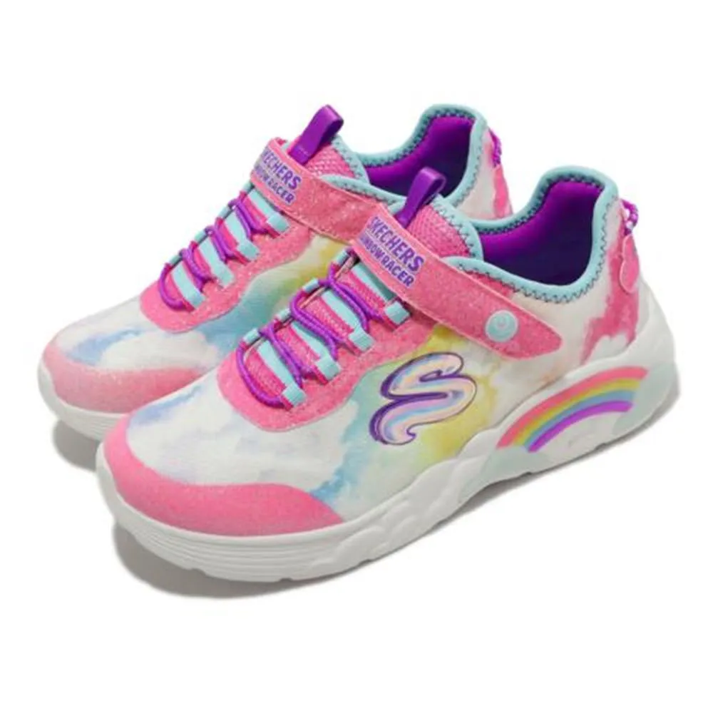 SKECHERS RAINBOW RACER PINK MULTI - KIDS