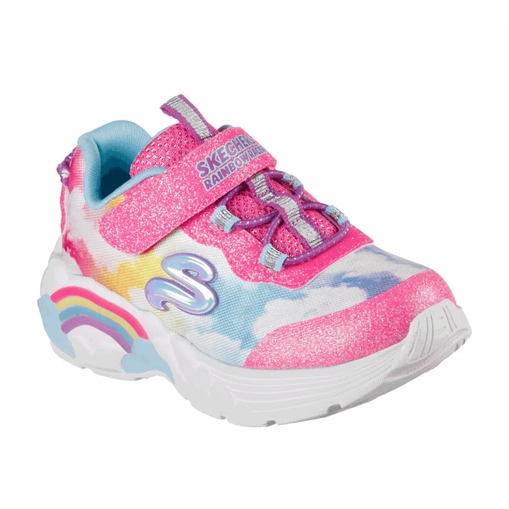 SKECHERS RAINBOW RACER PINK MULTI - KIDS