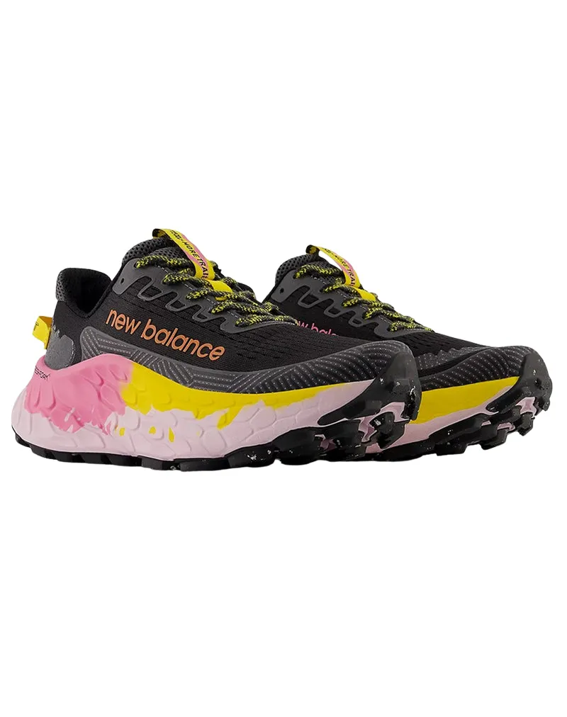 SNEAKERS DONNA "FRESH FOAM X TRAIL MORE V3" BLACK/YELLOW/FUXIA