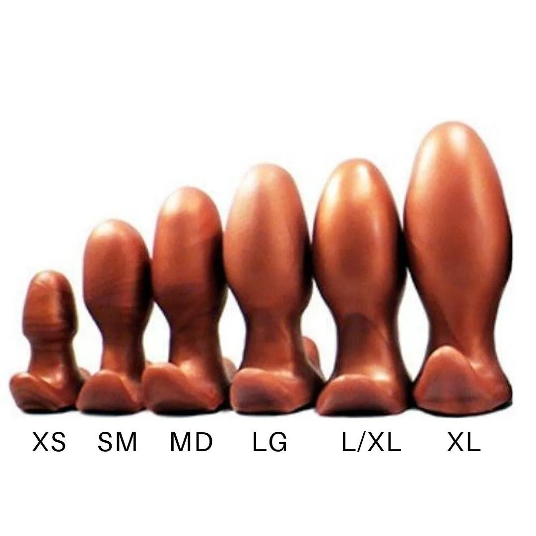 SquarePegToys® Egg Plugs SuperSoft Silicone Butt Plug