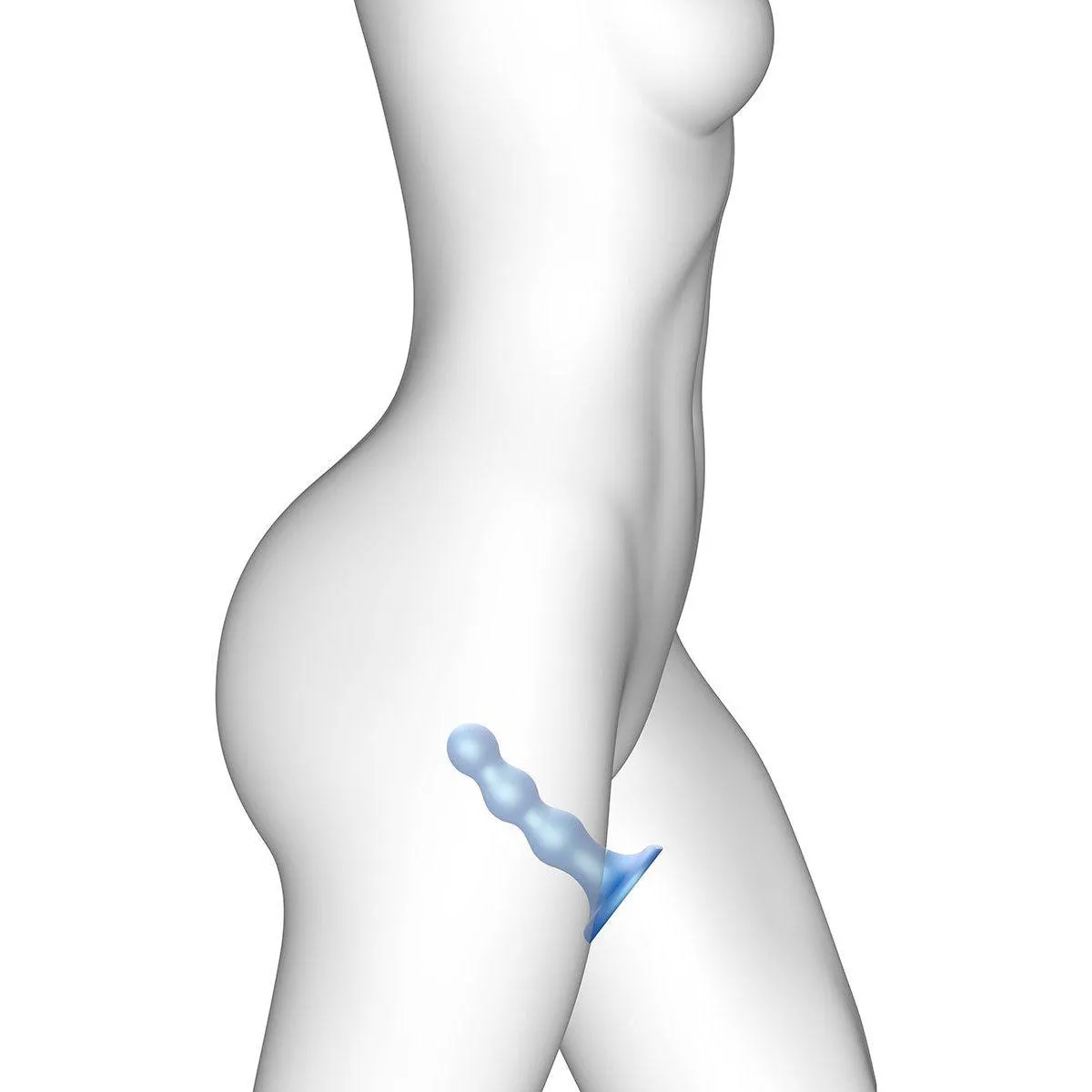 Strap-On-Me Balls Plug Dil Blue - Small