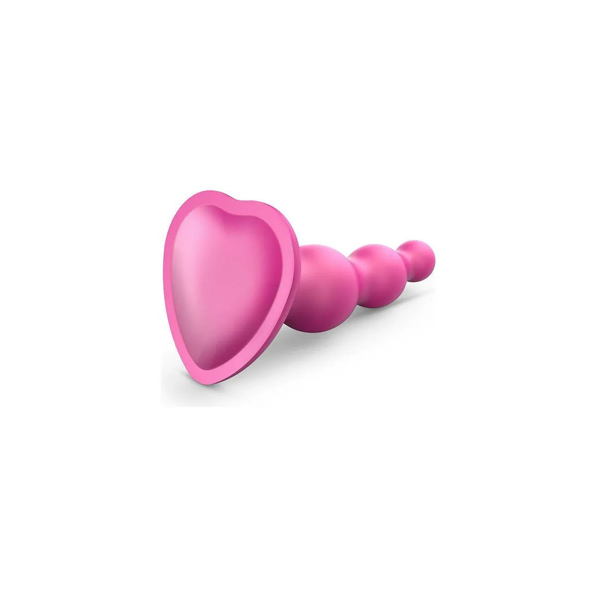 Strap-On-Me Beads Plug Dil Metallic Raspberry - Large