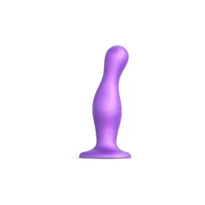 Strap-On-Me Curvy Plug Dil Metallic Purple - Large