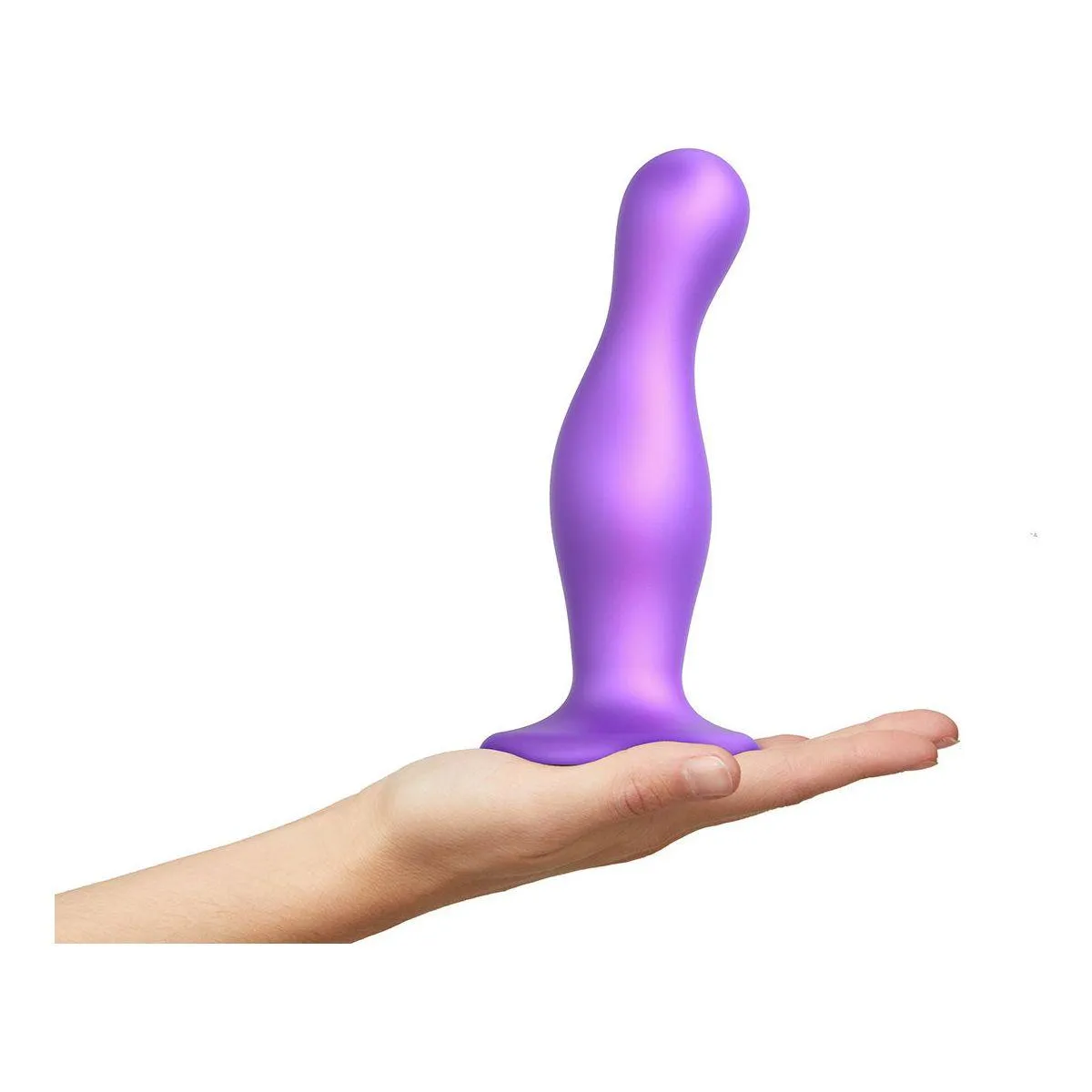 Strap-On-Me Curvy Plug Dil Metallic Purple - Large