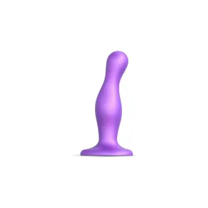 Strap-On-Me Curvy Plug Dil Metallic Purple - Medium