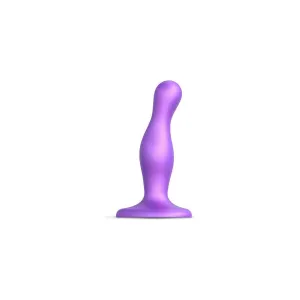 Strap-On-Me Curvy Plug Dil Metallic Purple - Small