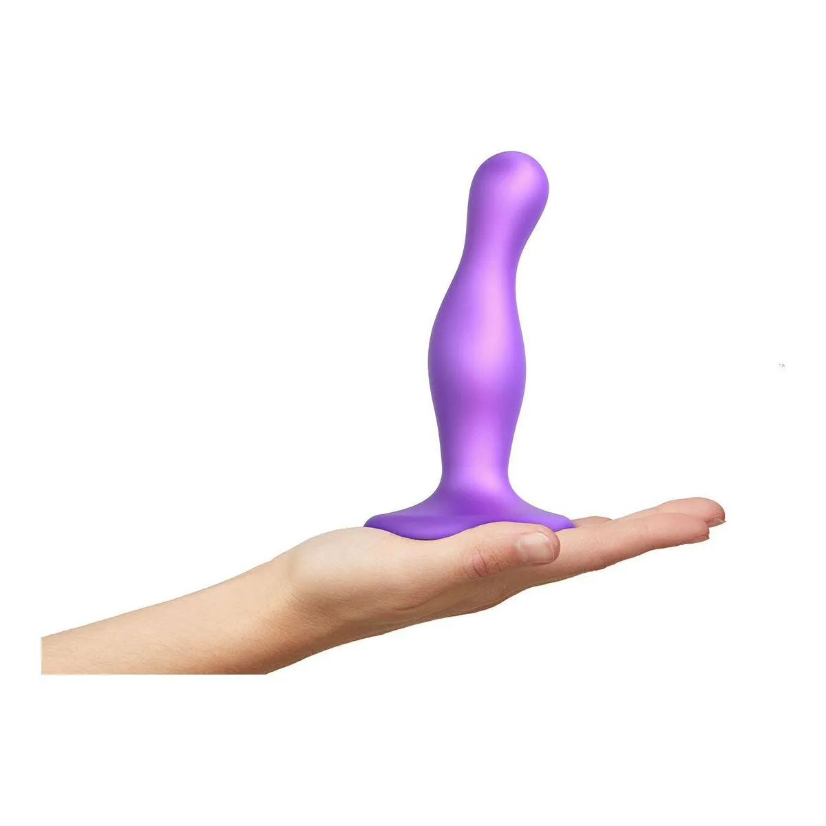 Strap-On-Me Curvy Plug Dil Metallic Purple - Small
