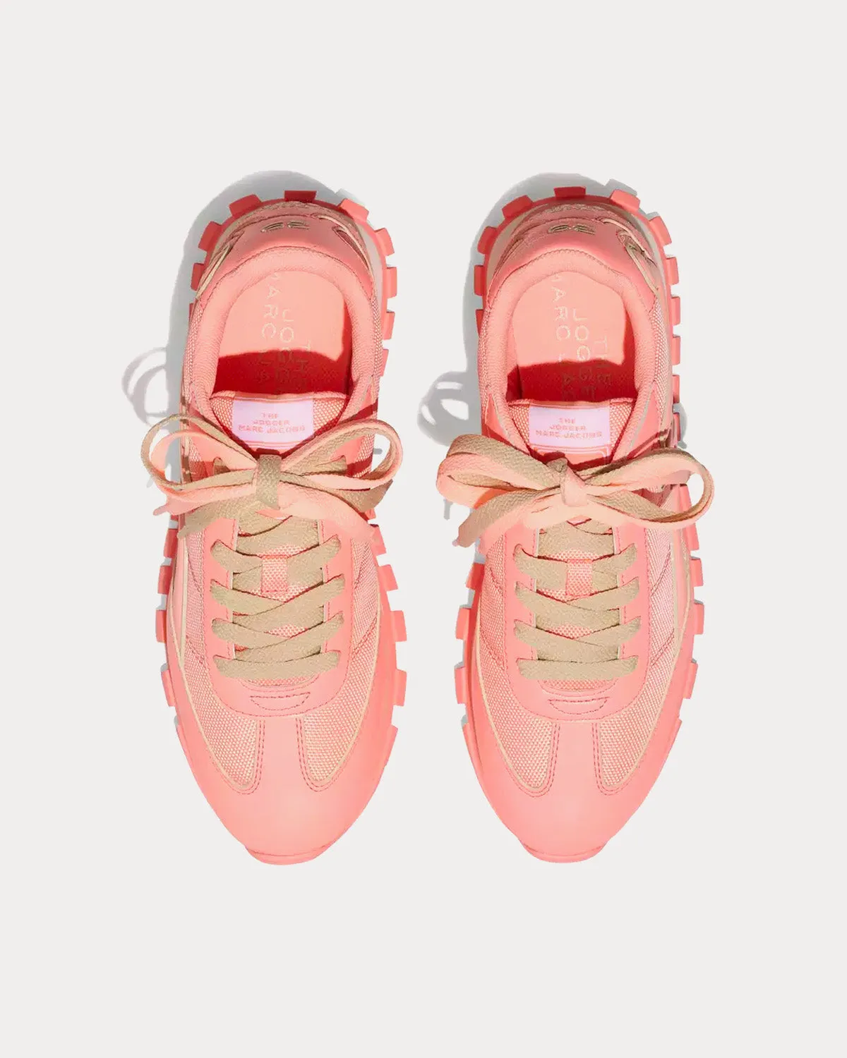 The Fluoro Jogger Fluo Coral Low Top Sneakers