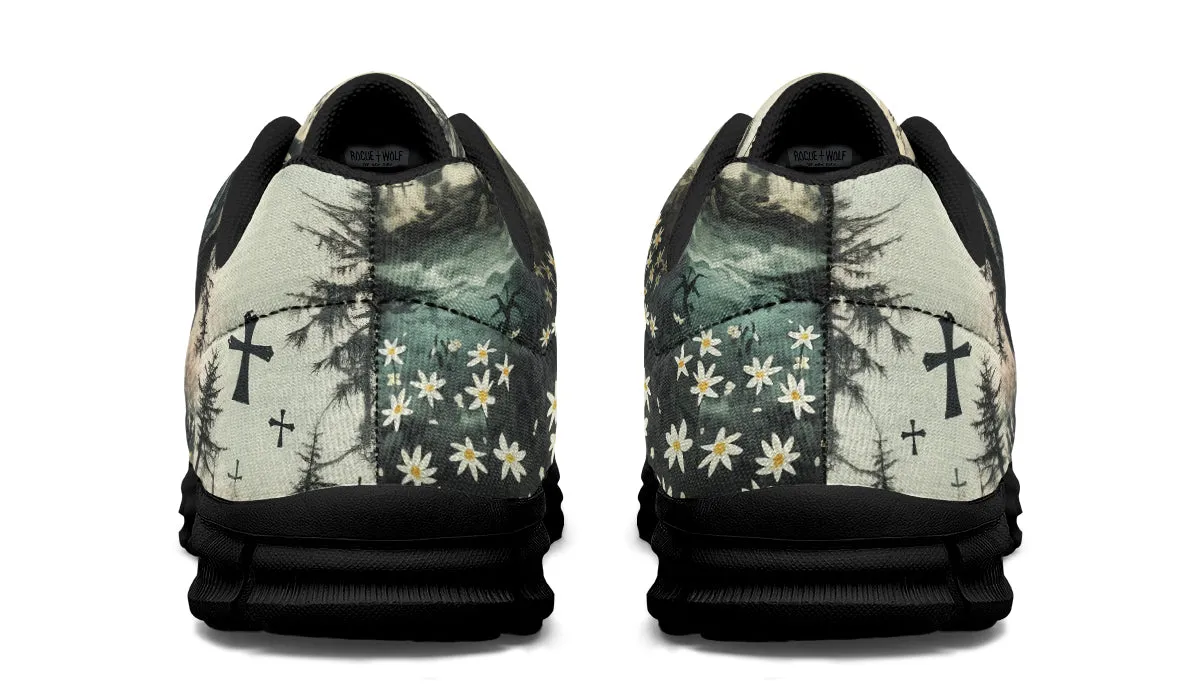 Whispers in the Fog Athletic Sneakers - Light Breathable and Comfortable Sports Shoes with Anti-Slip Soles