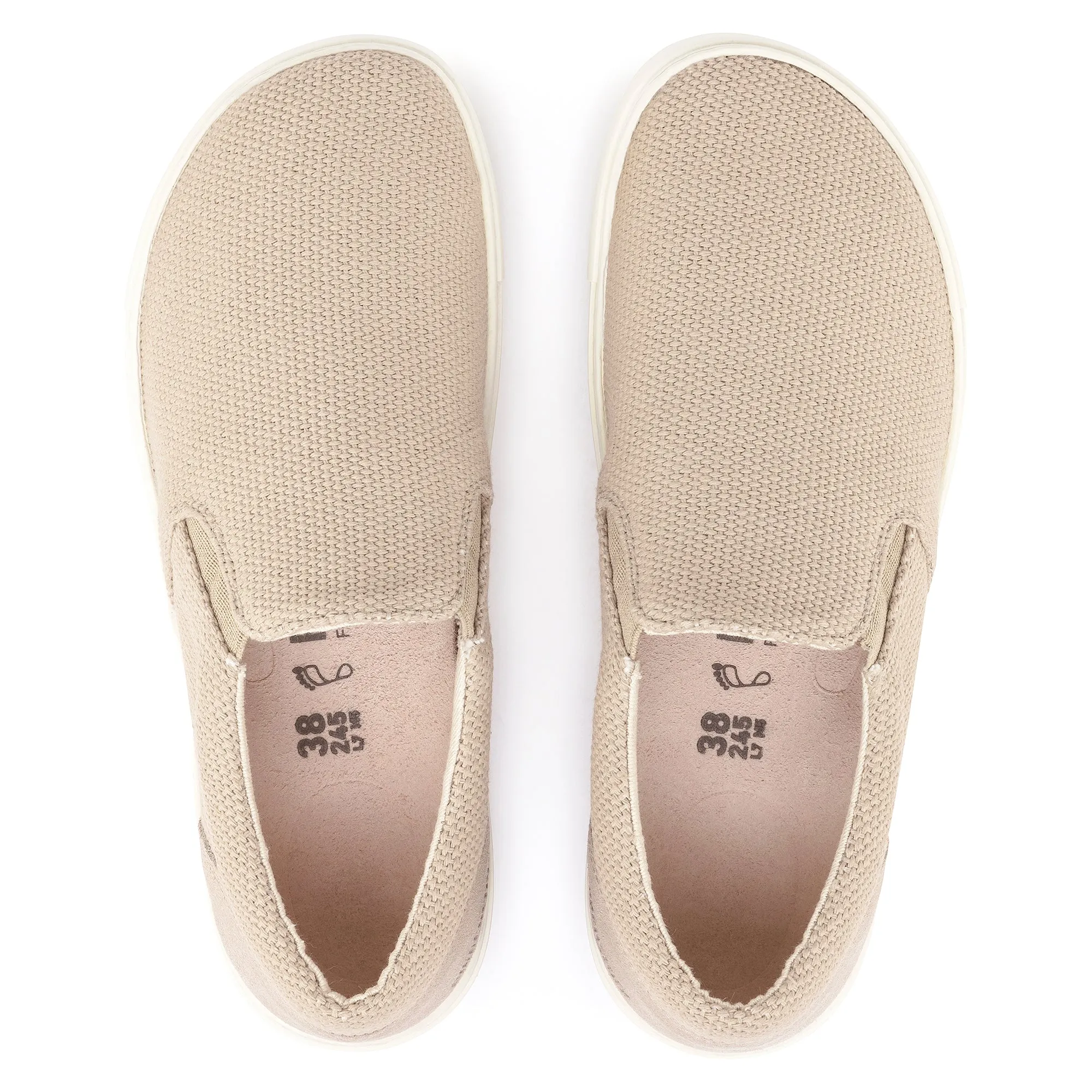 Women's Birkenstock Oswego Canvas/ Suede Color: Sandcastle