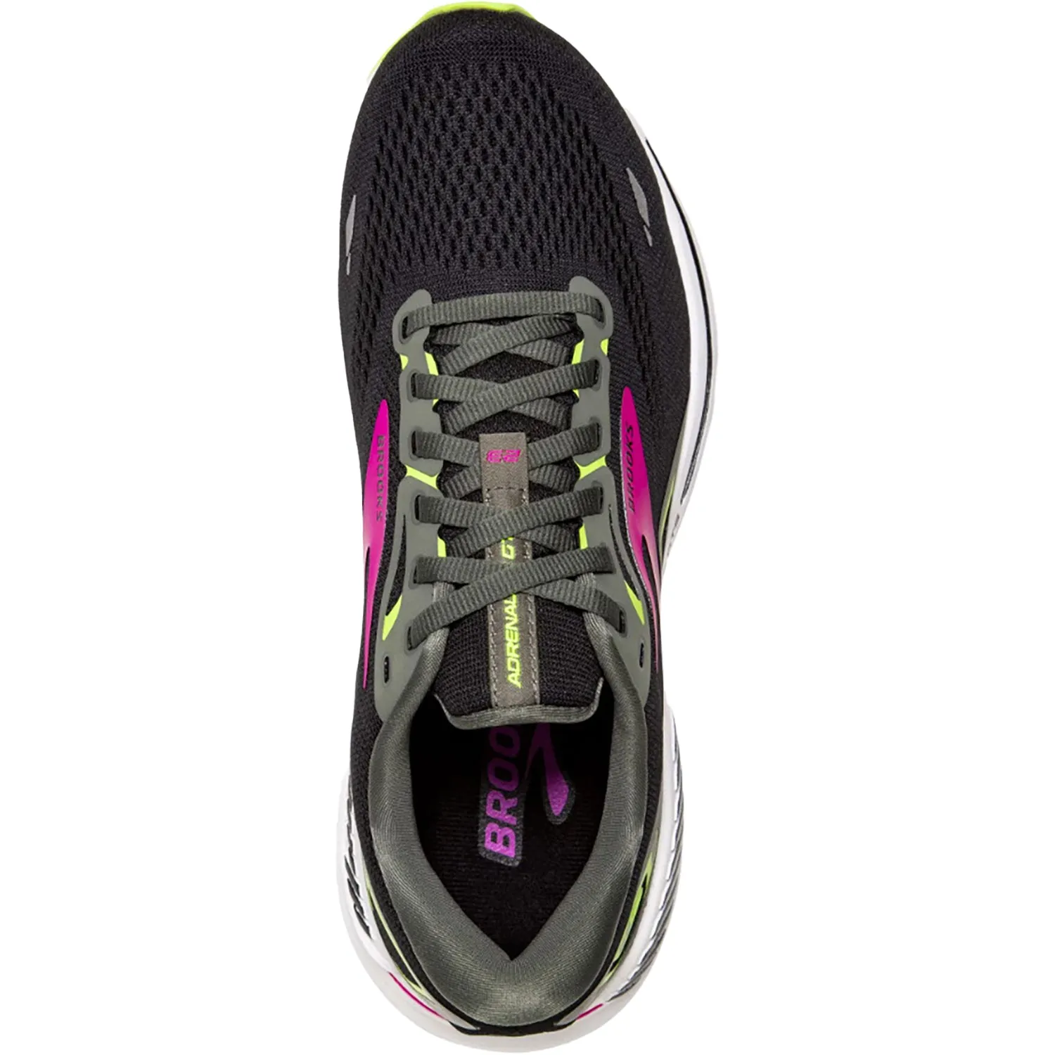 Women's Brooks Adrenaline GTS 23 Black/Gunmetal/Sharp Mesh