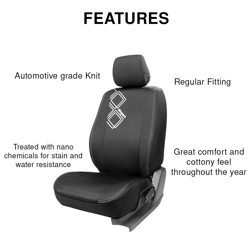 Yolo Fabric Car Seat Cover Design 1 For Mahindra Scorpio