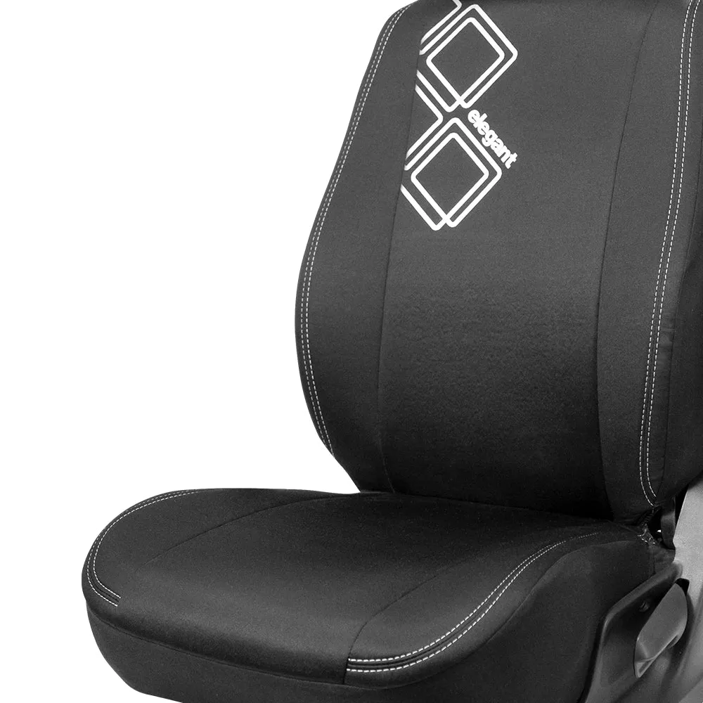 Yolo Fabric Car Seat Cover Design 1 For Mahindra Scorpio