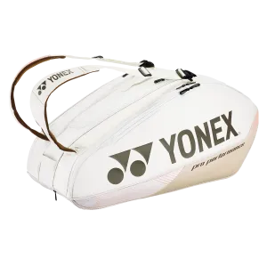 Yonex BA92429 Pro Racket Bag 9pcs (Sand Beige)